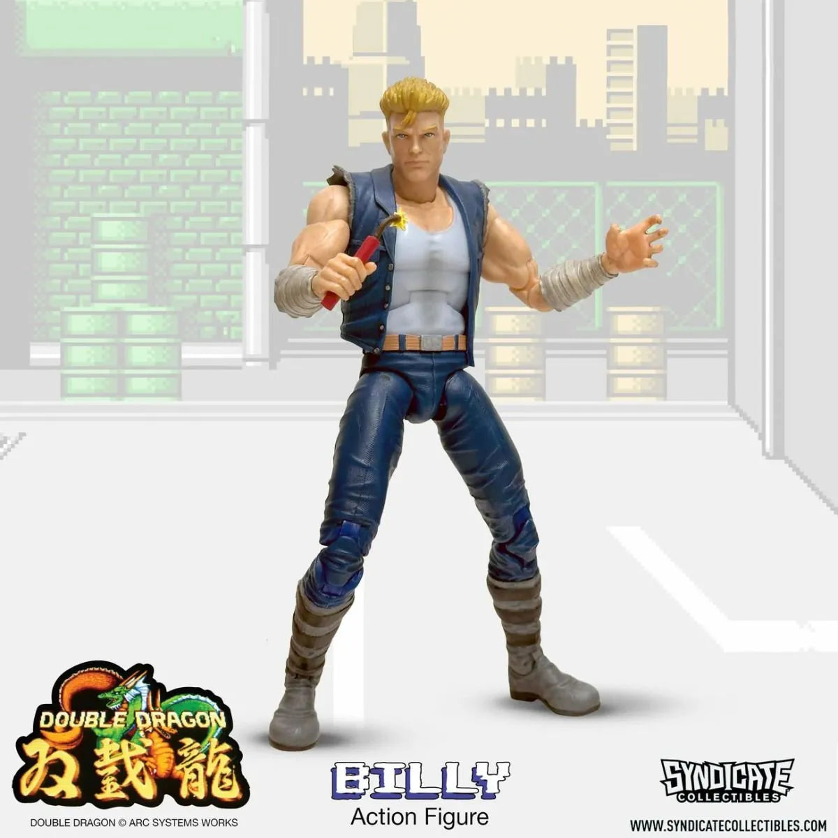 SYN94999-C Double Dragon - Billy 7'' Deluxe Figure - Syndicate Collectibles - Titan Pop Culture