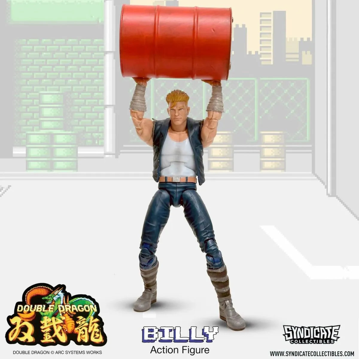 SYN94999-C Double Dragon - Billy 7'' Deluxe Figure - Syndicate Collectibles - Titan Pop Culture