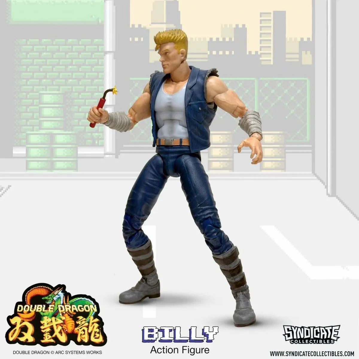 SYN94999-C Double Dragon - Billy 7'' Deluxe Figure - Syndicate Collectibles - Titan Pop Culture