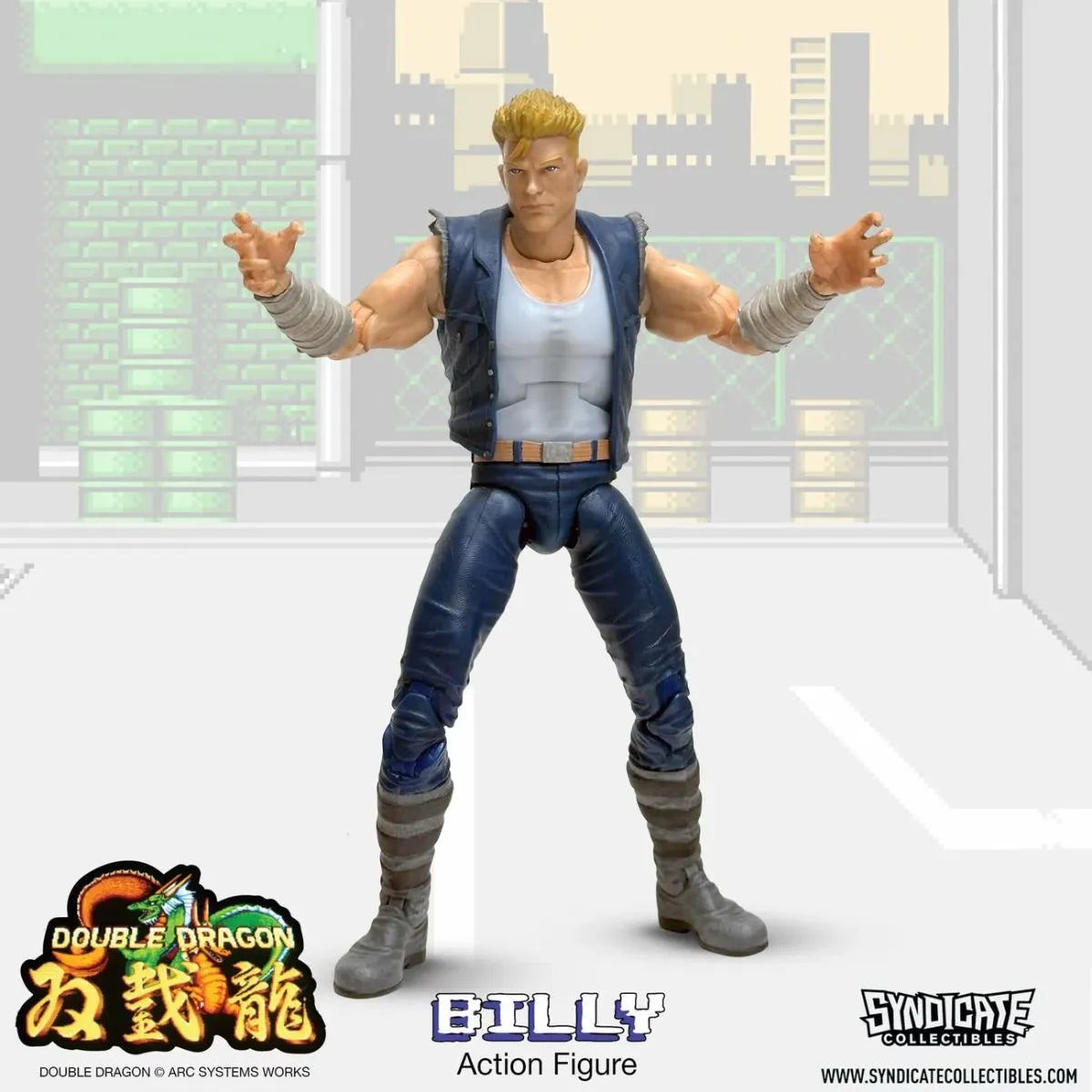 SYN94999-C Double Dragon - Billy 7'' Deluxe Figure - Syndicate Collectibles - Titan Pop Culture