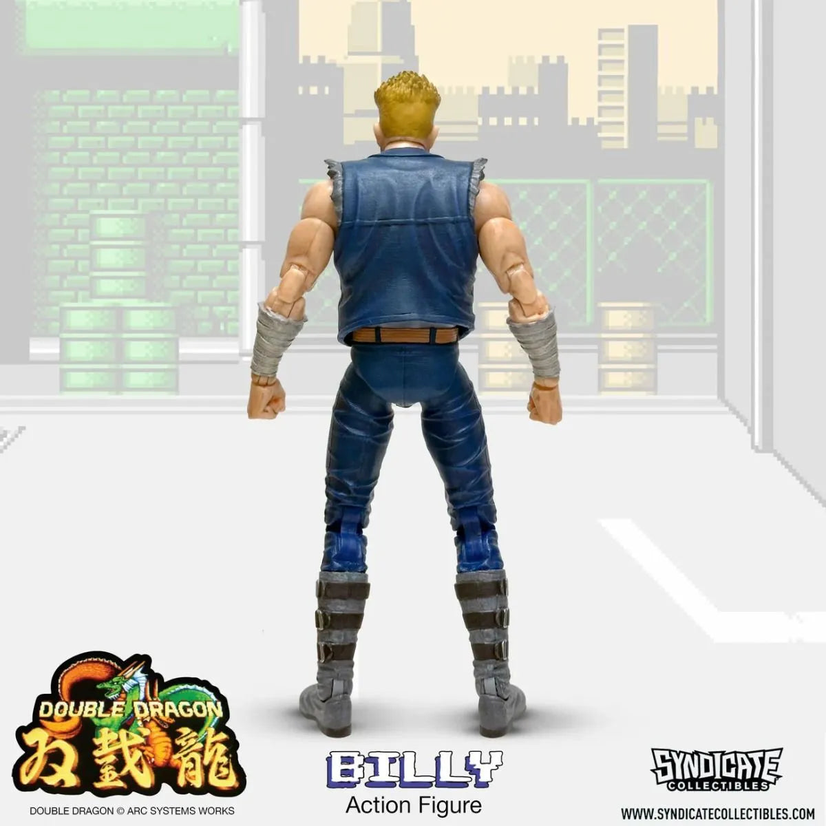 SYN94999-C Double Dragon - Billy 7'' Deluxe Figure - Syndicate Collectibles - Titan Pop Culture