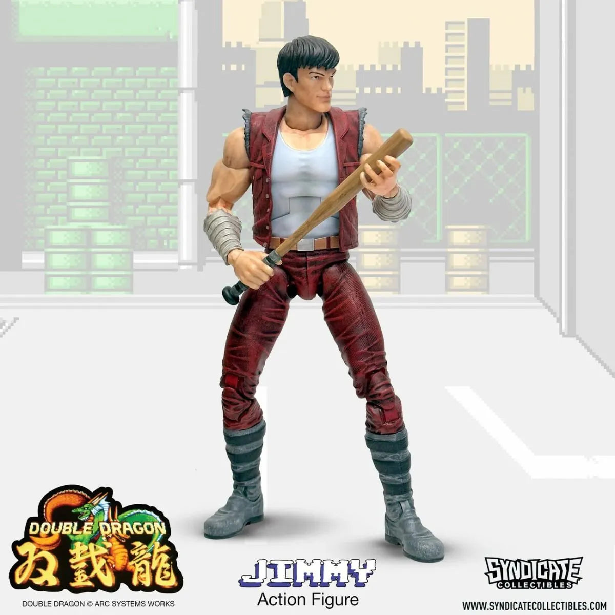 SYN95002-C Double Dragon - Jimmy 7'' Deluxe Figure - Syndicate Collectibles - Titan Pop Culture