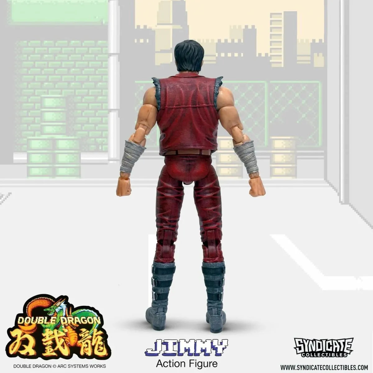 SYN95002-C Double Dragon - Jimmy 7'' Deluxe Figure - Syndicate Collectibles - Titan Pop Culture