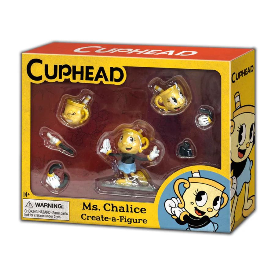 SYNTNK-614058-C Cuphead - MS Chalice Create-A-Figure 4" Mini Figure - Syndicate Collectibles - Titan Pop Culture