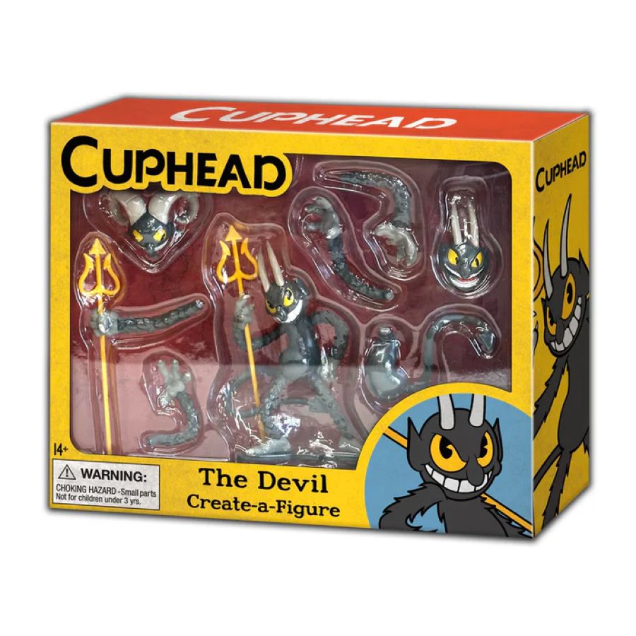 SYNTNK-614065-C Cuphead - The Devil Create-A-Figure 4" Mini Figure - Syndicate Collectibles - Titan Pop Culture