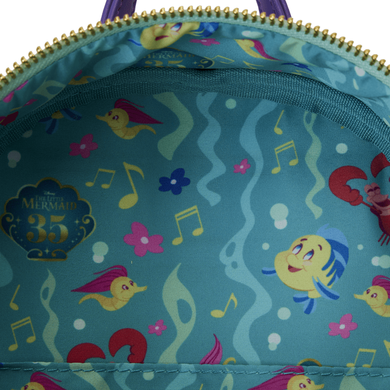LOUWDBK3588 The Little Mermaid (1989) 35th Anniversary - Life Is The Bubbles Mini Backpack - Loungefly - Titan Pop Culture