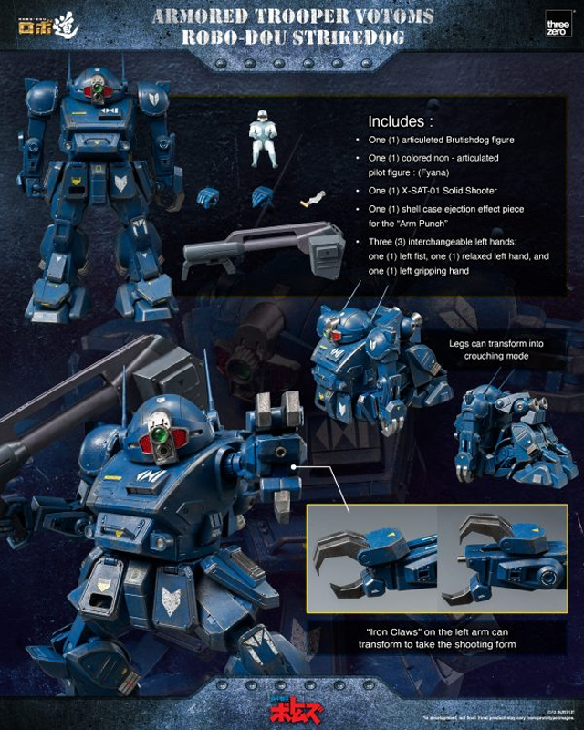 Armored Trooper Votoms - ROBO-DOU Strikedog Figure