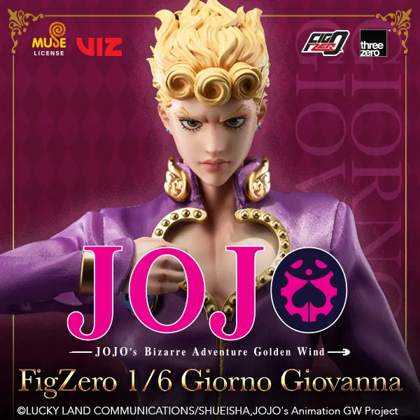 Jojo's Bizarre Adventure - Giorno Giovanna 1:6 Scale Action Figure