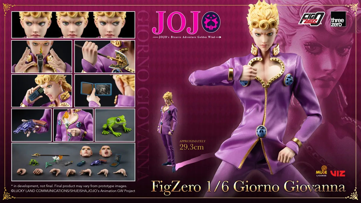 Jojo's Bizarre Adventure - Giorno Giovanna 1:6 Scale Action Figure