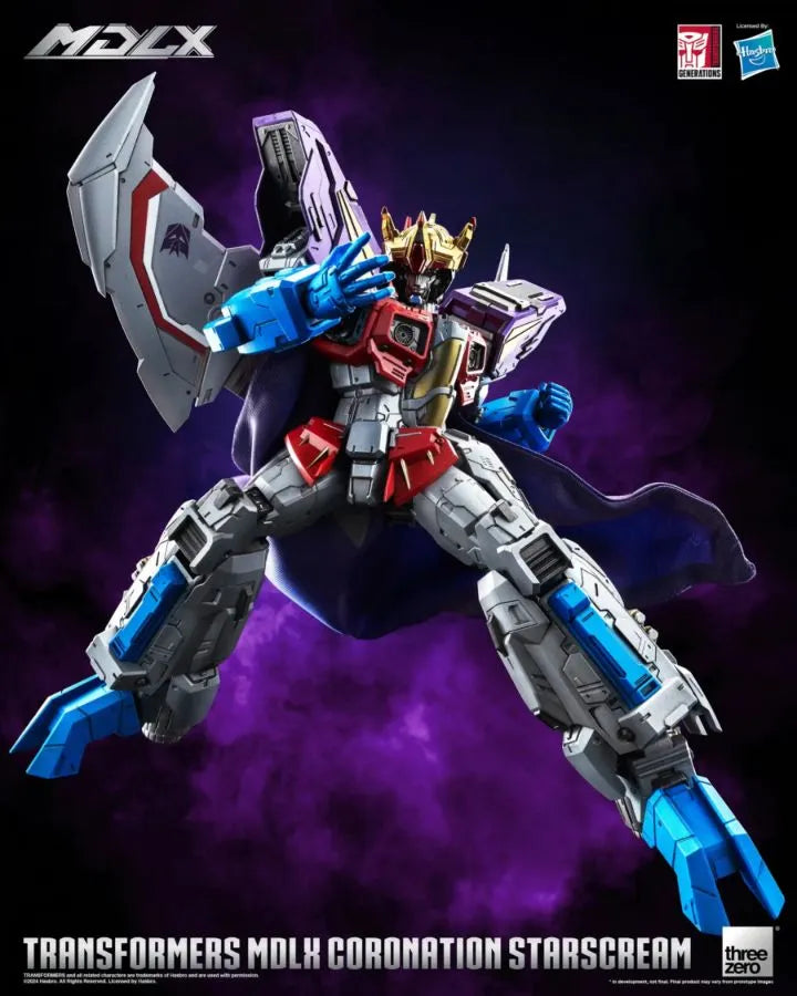 THR3Z08320WO Transformers - Coronation Starscream MDLX Action Figure - Threezero - Titan Pop Culture