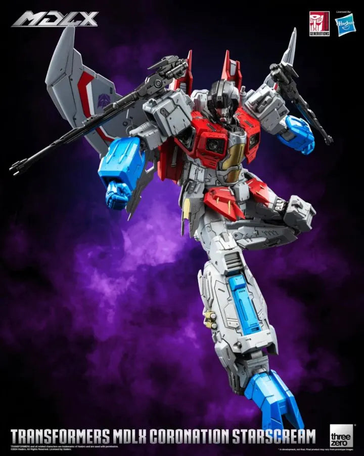 THR3Z08320WO Transformers - Coronation Starscream MDLX Action Figure - Threezero - Titan Pop Culture