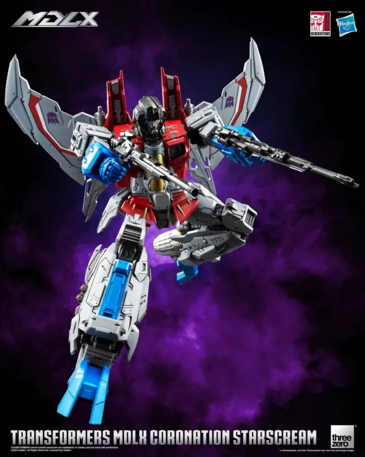 THR3Z08320WO Transformers - Coronation Starscream MDLX Action Figure - Threezero - Titan Pop Culture