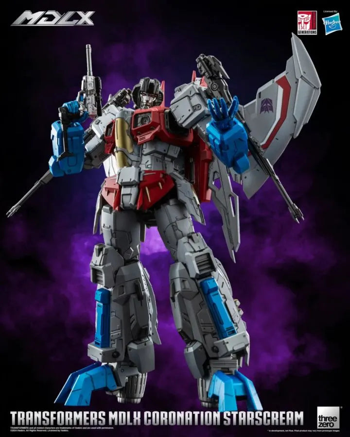 THR3Z08320WO Transformers - Coronation Starscream MDLX Action Figure - Threezero - Titan Pop Culture