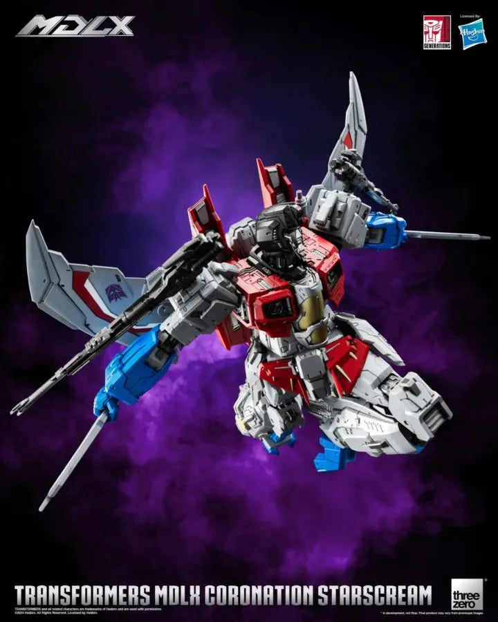 THR3Z08320WO Transformers - Coronation Starscream MDLX Action Figure - Threezero - Titan Pop Culture