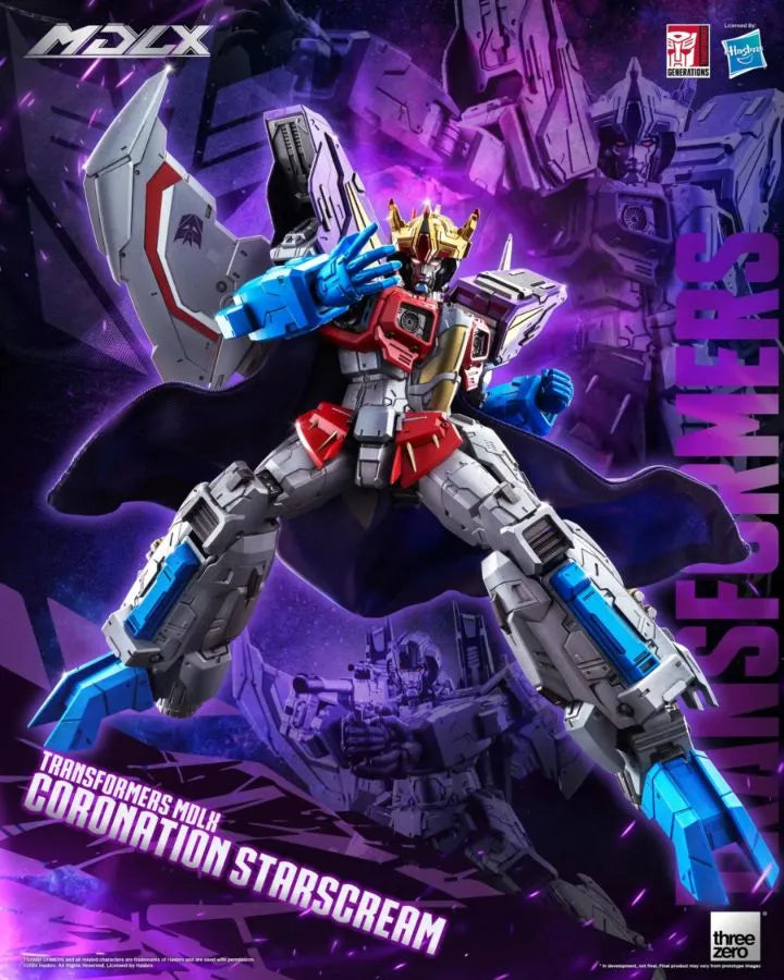 THR3Z08320WO Transformers - Coronation Starscream MDLX Action Figure - Threezero - Titan Pop Culture