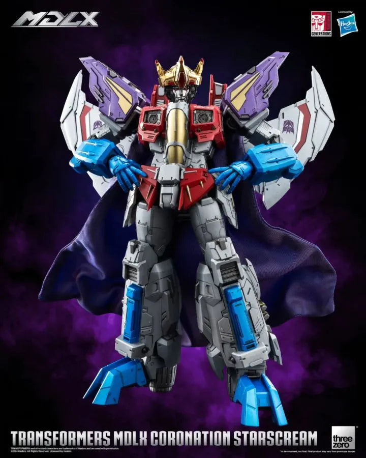 THR3Z08320WO Transformers - Coronation Starscream MDLX Action Figure - Threezero - Titan Pop Culture