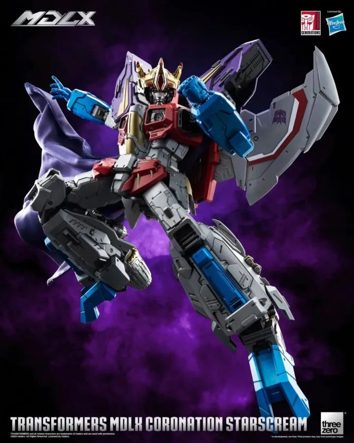 THR3Z08320WO Transformers - Coronation Starscream MDLX Action Figure - Threezero - Titan Pop Culture