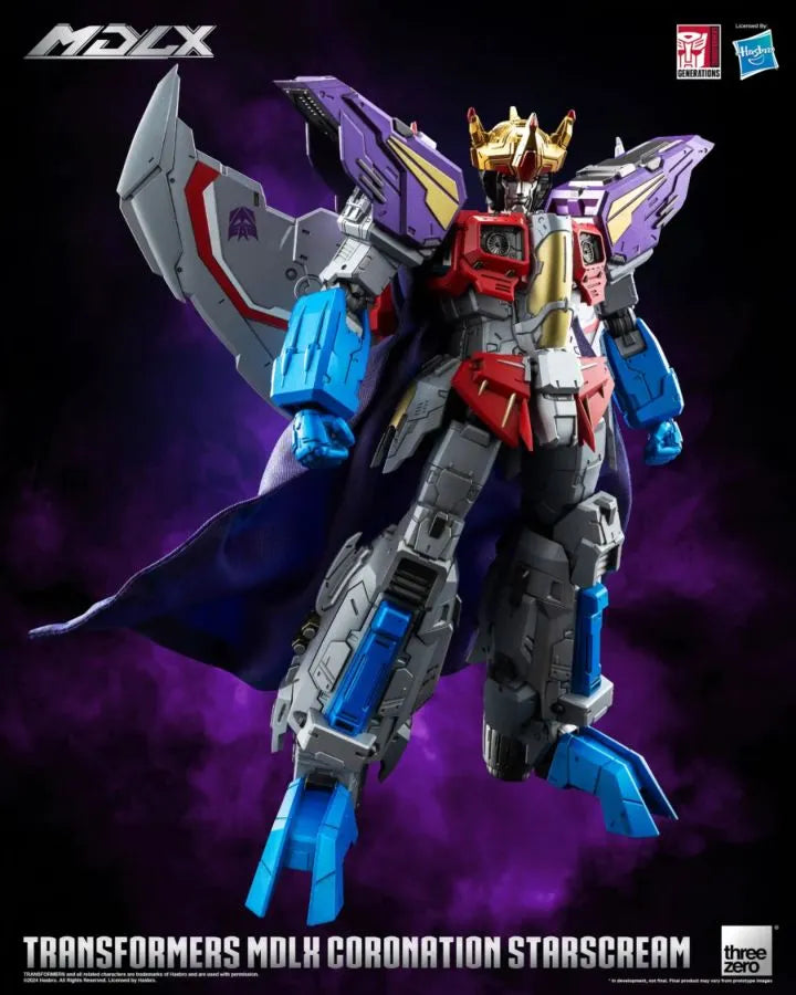 THR3Z08320WO Transformers - Coronation Starscream MDLX Action Figure - Threezero - Titan Pop Culture