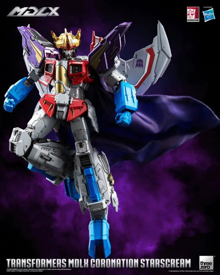 THR3Z08320WO Transformers - Coronation Starscream MDLX Action Figure - Threezero - Titan Pop Culture