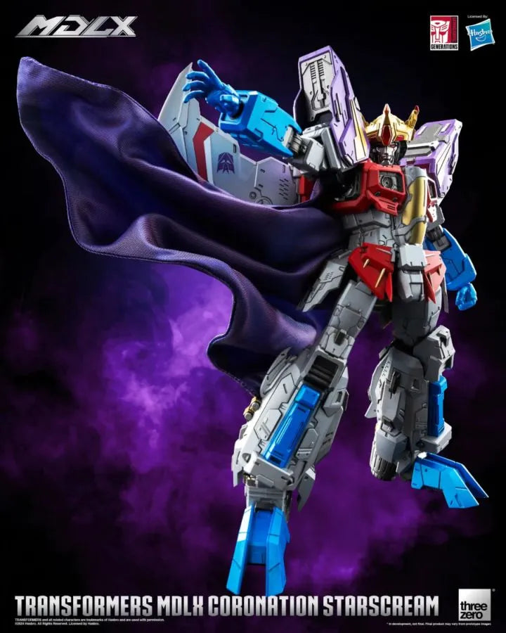 THR3Z08320WO Transformers - Coronation Starscream MDLX Action Figure - Threezero - Titan Pop Culture