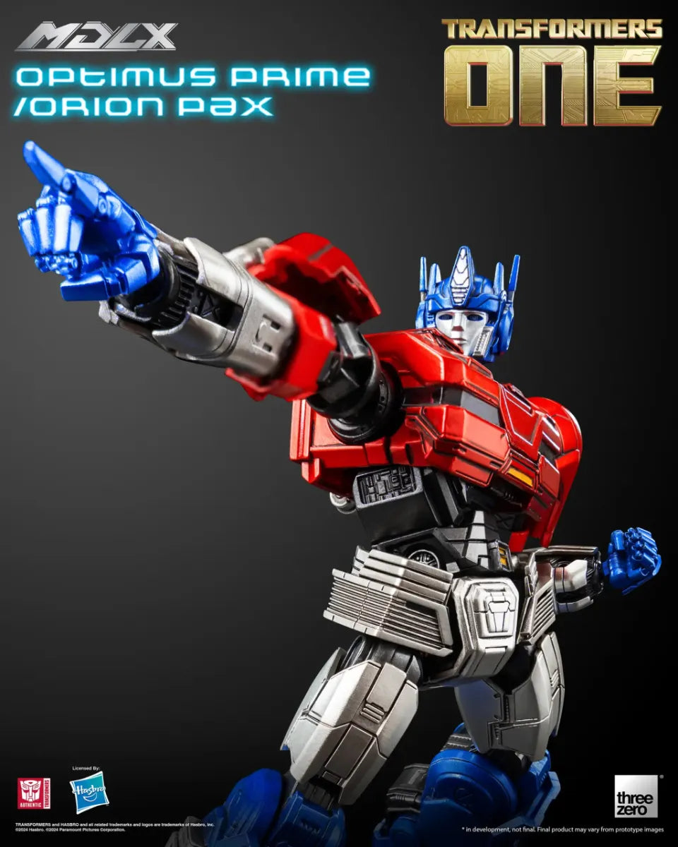 THR3Z08410WO Transformers One - Optimus Prime/Orion Pax MDLX Figure - Threezero - Titan Pop Culture