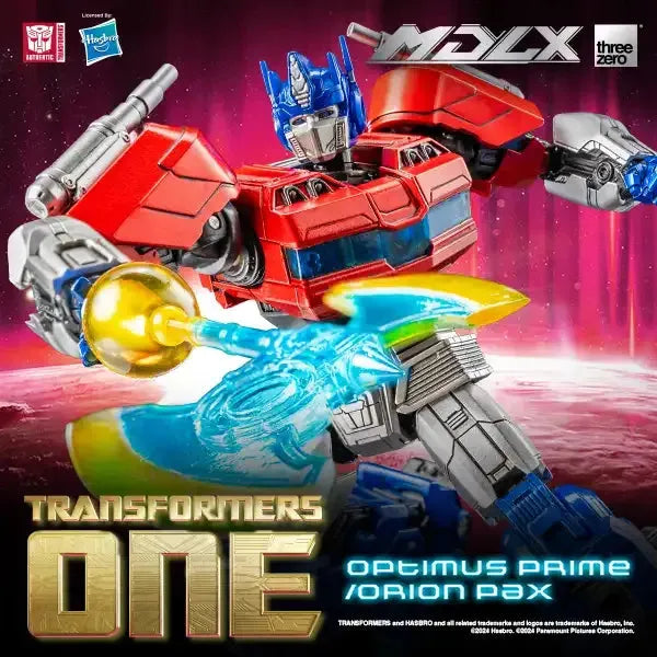 THR3Z08410WO Transformers One - Optimus Prime/Orion Pax MDLX Figure - Threezero - Titan Pop Culture