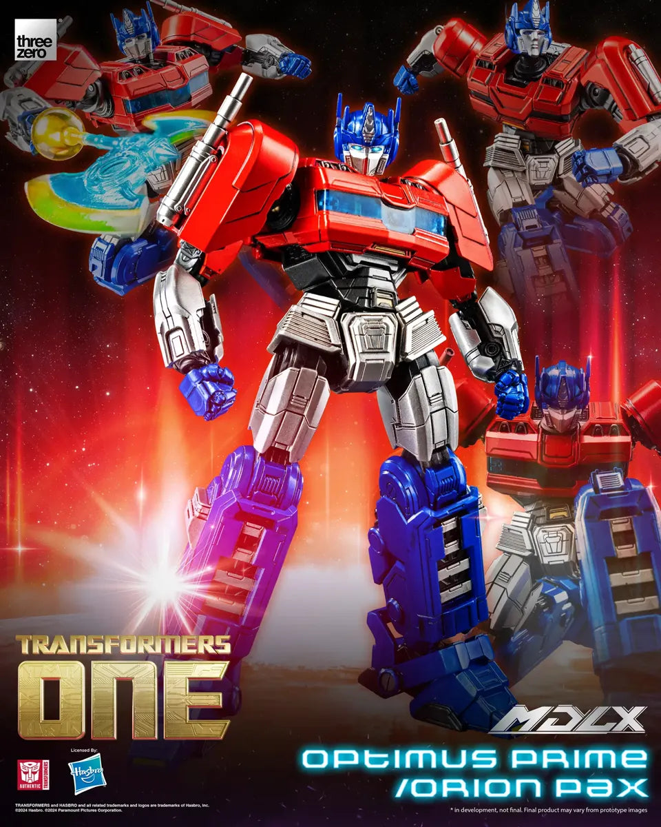 THR3Z08410WO Transformers One - Optimus Prime/Orion Pax MDLX Figure - Threezero - Titan Pop Culture