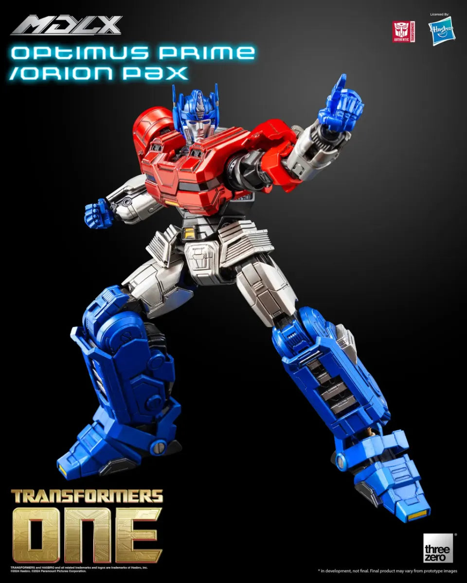 THR3Z08410WO Transformers One - Optimus Prime/Orion Pax MDLX Figure - Threezero - Titan Pop Culture