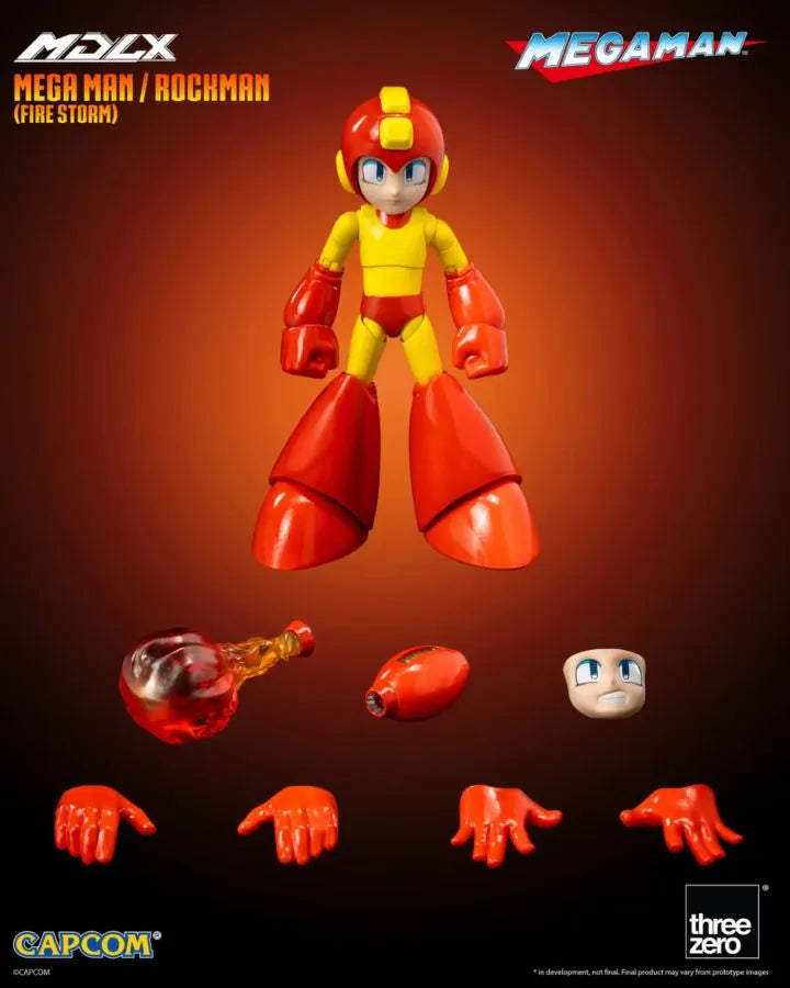 THR3Z08740EO Megaman - Megaman / Rockman (Fire Storm) MDLX Figure - Threezero - Titan Pop Culture