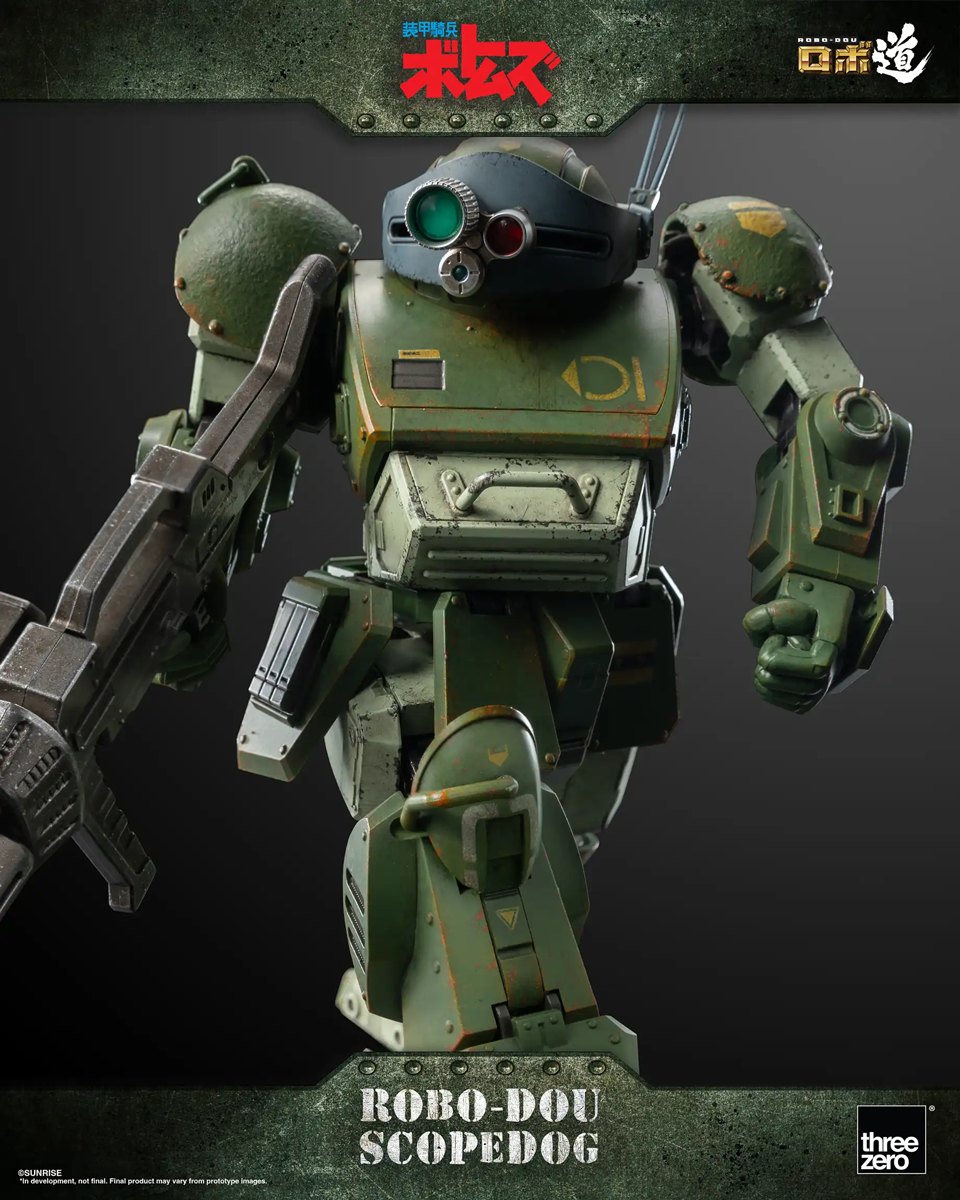 Figura de acción a escala 1:12 de soldado blindado VOTOMS - Scopedog versión 1.5