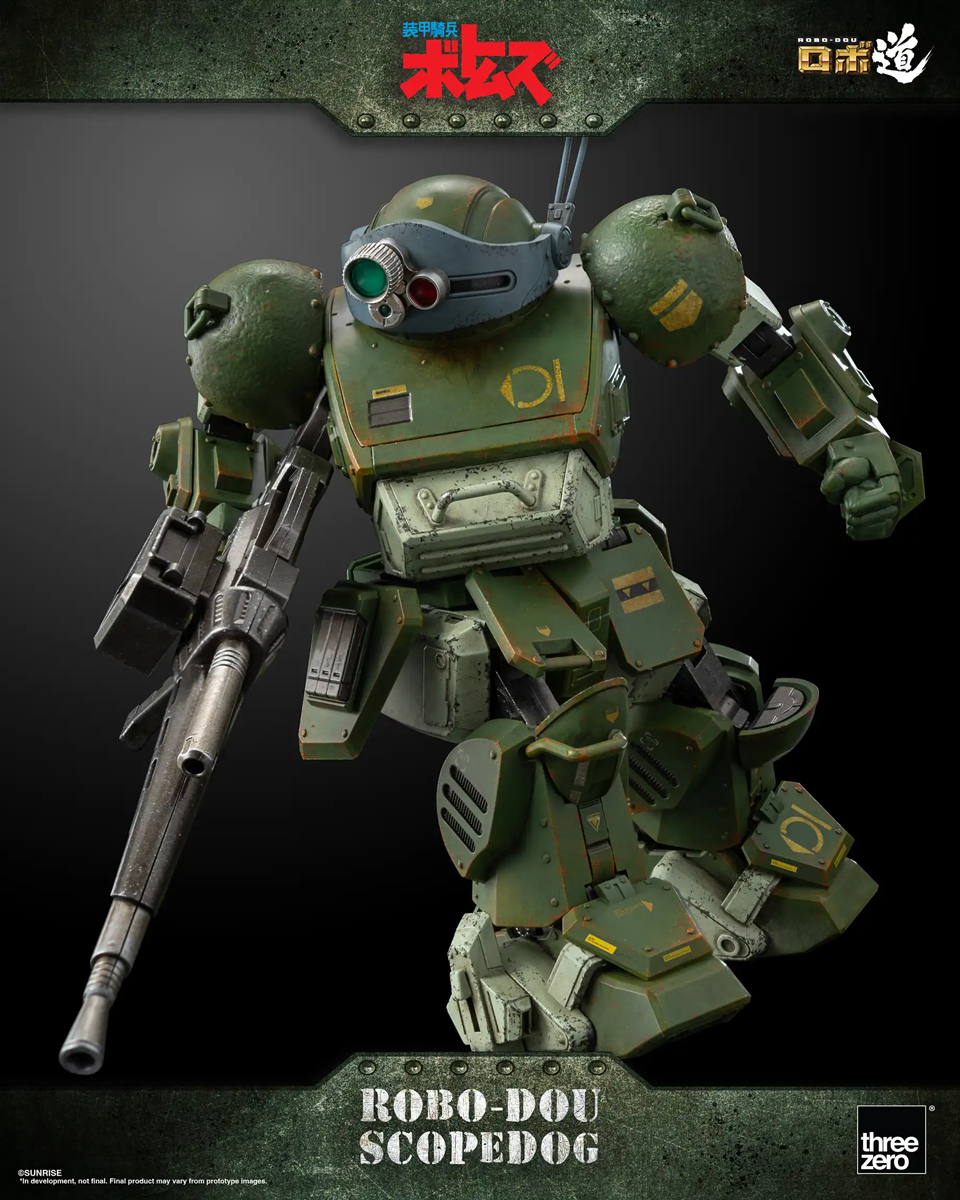 Figura de acción a escala 1:12 de soldado blindado VOTOMS - Scopedog versión 1.5
