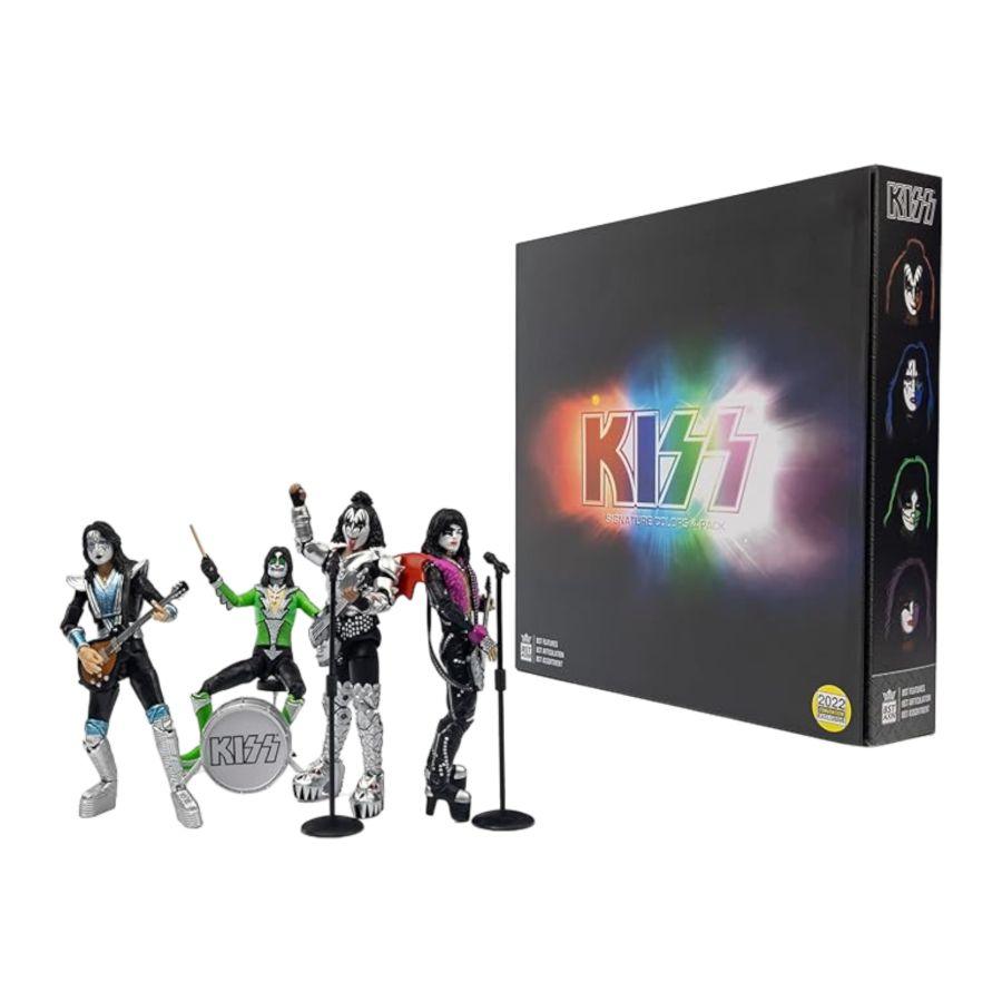 TLSBAKISS4PK01 Kiss - The Band Vegas Outfits 4-Pack BST AXN 5" Action Figure Set [SDCC Exclusive] - The Loyal Subjects - Titan Pop Culture