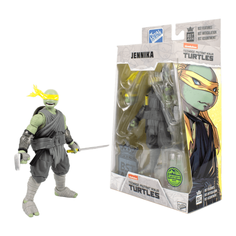 TLSBATMNTJENWB01 Teenage Mutant Ninja Turtles (Comics) - Jennika 5" BST AXN Action Figure - The Loyal Subjects - Titan Pop Culture