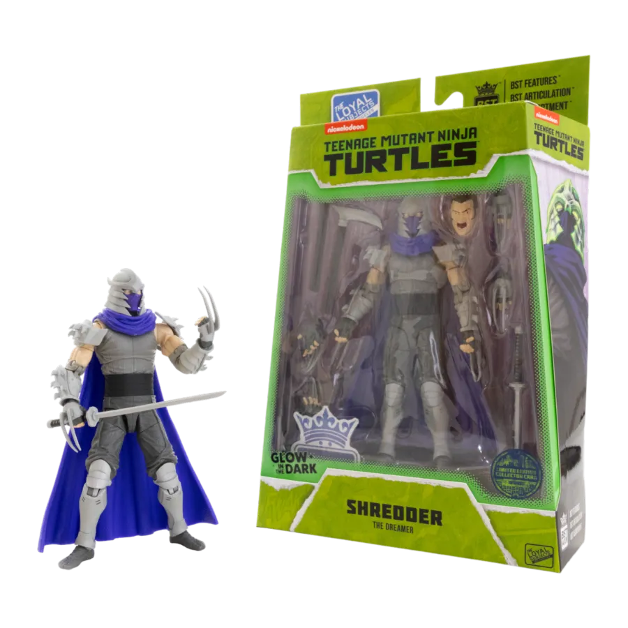 TLSBATMNTSHRWB06 Teenage Mutant Ninja Turtles - Shredder "The Dreamer" BST AXN 1:15 Scale Glow Action Figure - The Loyal Subjects - Titan Pop Culture