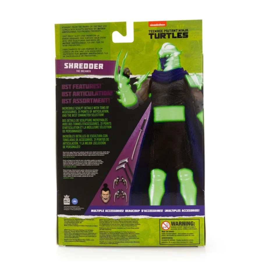 TLSBATMNTSHRWB06 Teenage Mutant Ninja Turtles - Shredder "The Dreamer" BST AXN 1:15 Scale Glow Action Figure - The Loyal Subjects - Titan Pop Culture