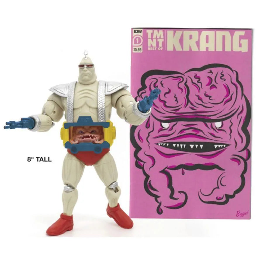 TLSBAXLTMNTKRACOM01 Teenage Mutant Ninja Turtles (comics) - Krang with Android Body XL BST AXN Figure & Comic - The Loyal Subjects - Titan Pop Culture