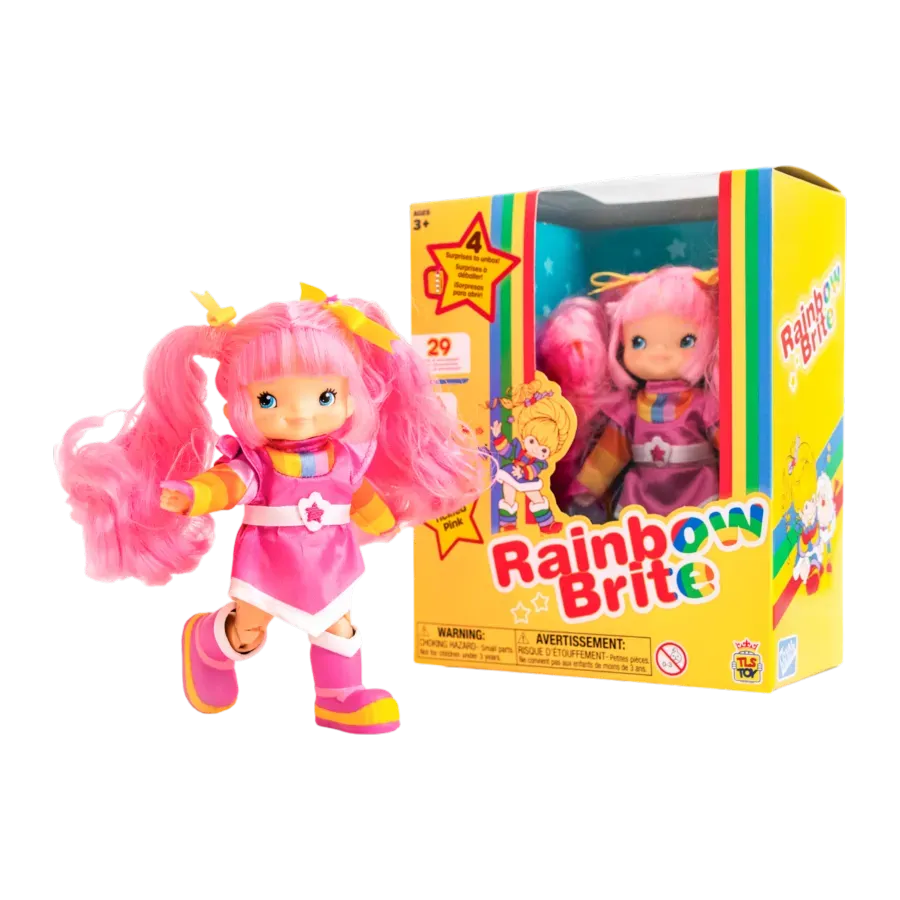 TLSFD5RBPIN01 Rainbow Brite - Tickled Pink 5.5'' Fashion Doll - The Loyal Subjects - Titan Pop Culture