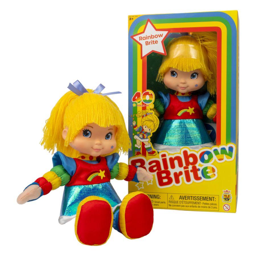 TLSPLSH12RBRAI01 Rainbow Brite - Rainbow Brite 12" Threaded Hair Plush Doll - The Loyal Subjects - Titan Pop Culture