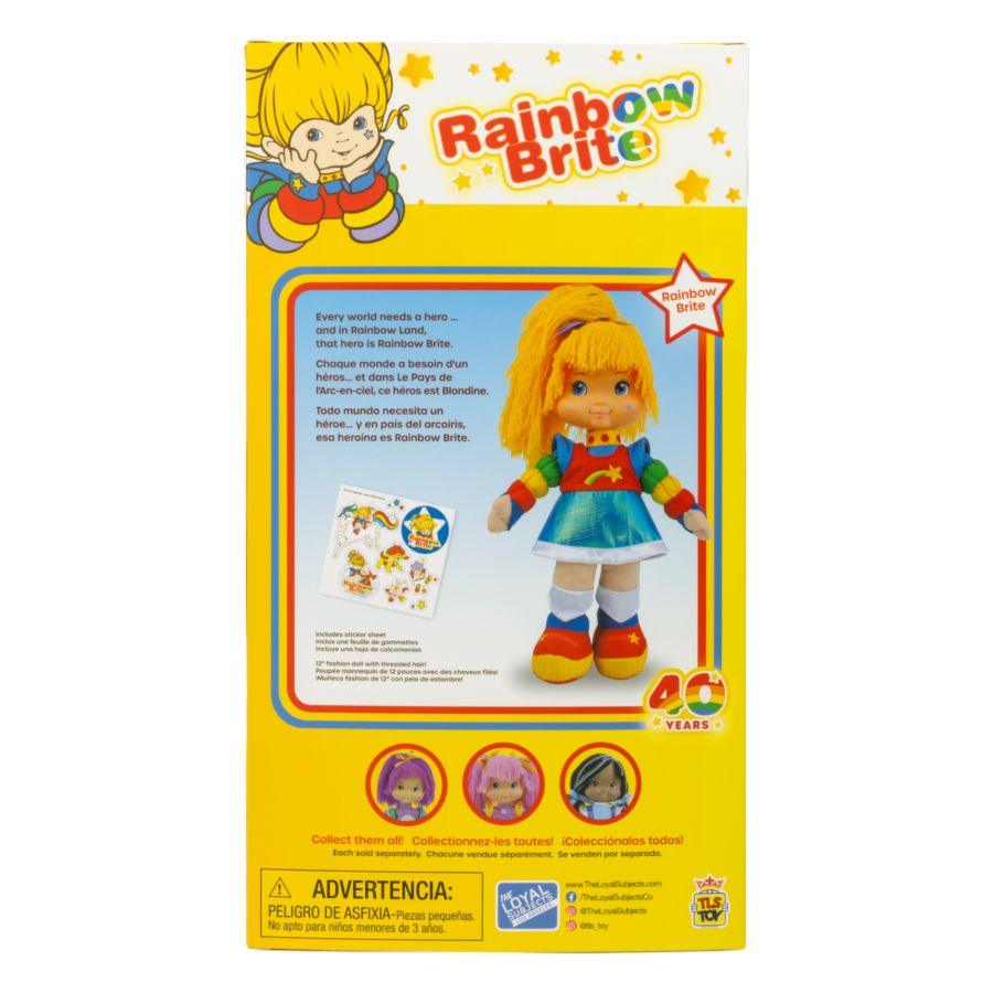 TLSPLSH12RBRAI01 Rainbow Brite - Rainbow Brite 12" Threaded Hair Plush Doll - The Loyal Subjects - Titan Pop Culture