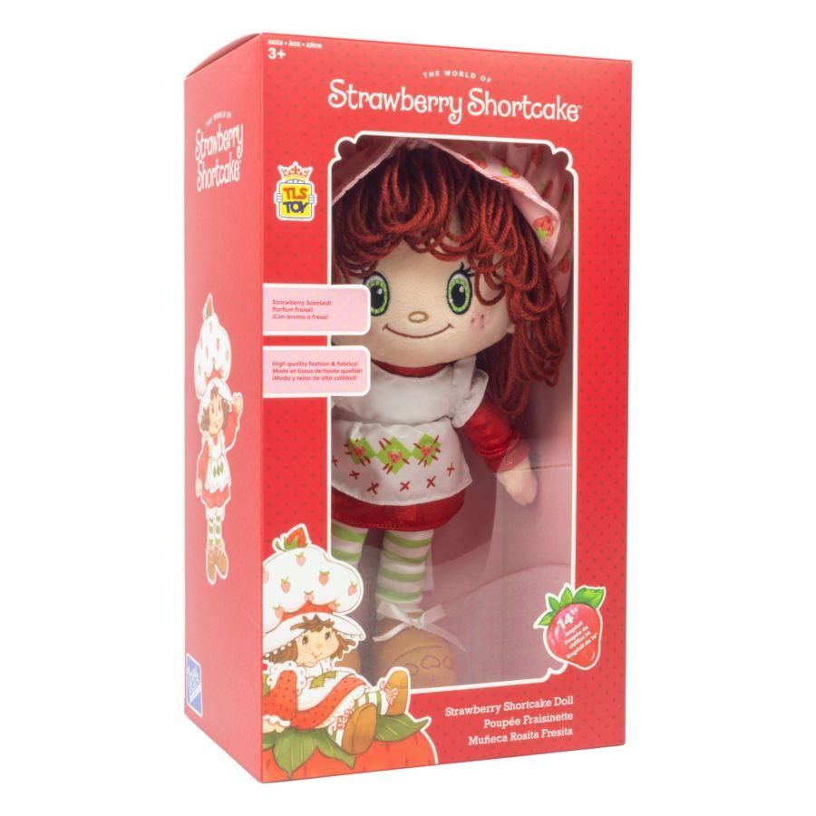 TLSPLSH14SSSTR01 Strawberry Shortcake - Strawberry 14" Rag Doll - The Loyal Subjects - Titan Pop Culture