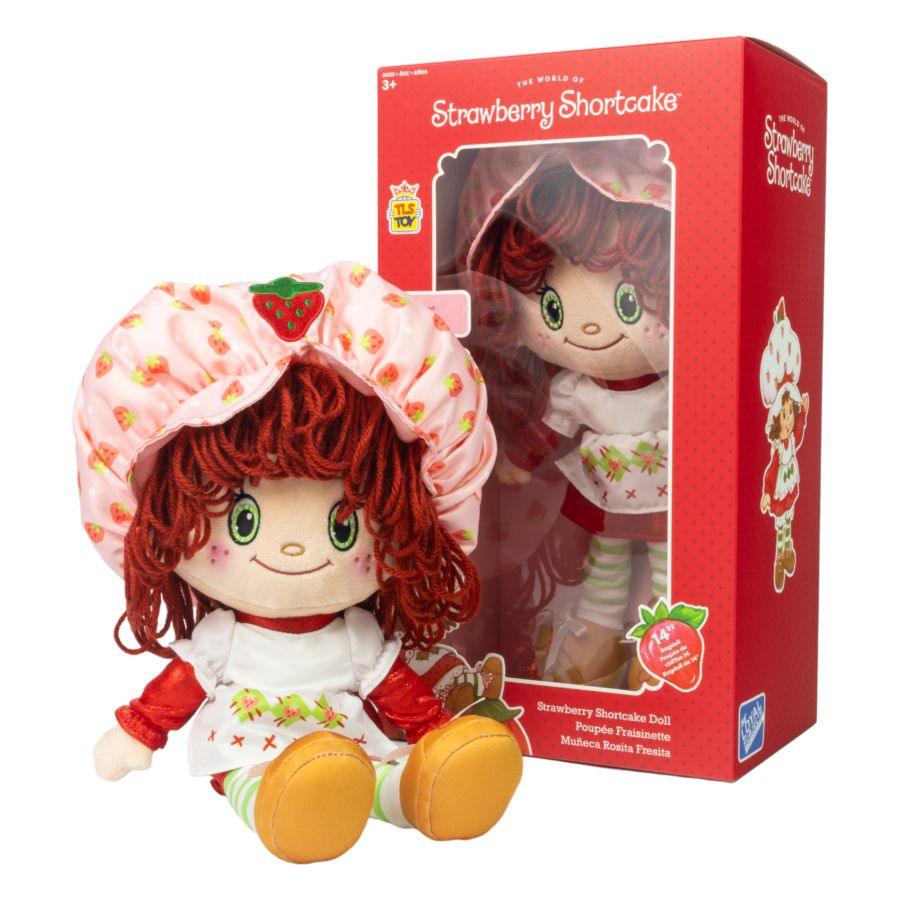 TLSPLSH14SSSTR01 Strawberry Shortcake - Strawberry 14" Rag Doll - The Loyal Subjects - Titan Pop Culture