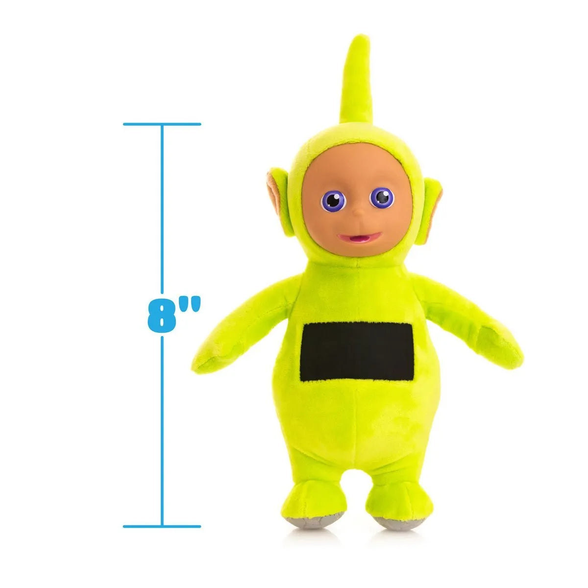 TLSPLSH8TELDIP01 Teletubbies - Dipsy 8'' Plush with Interactive Color Changing Belly Patch - The Loyal Subjects - Titan Pop Culture