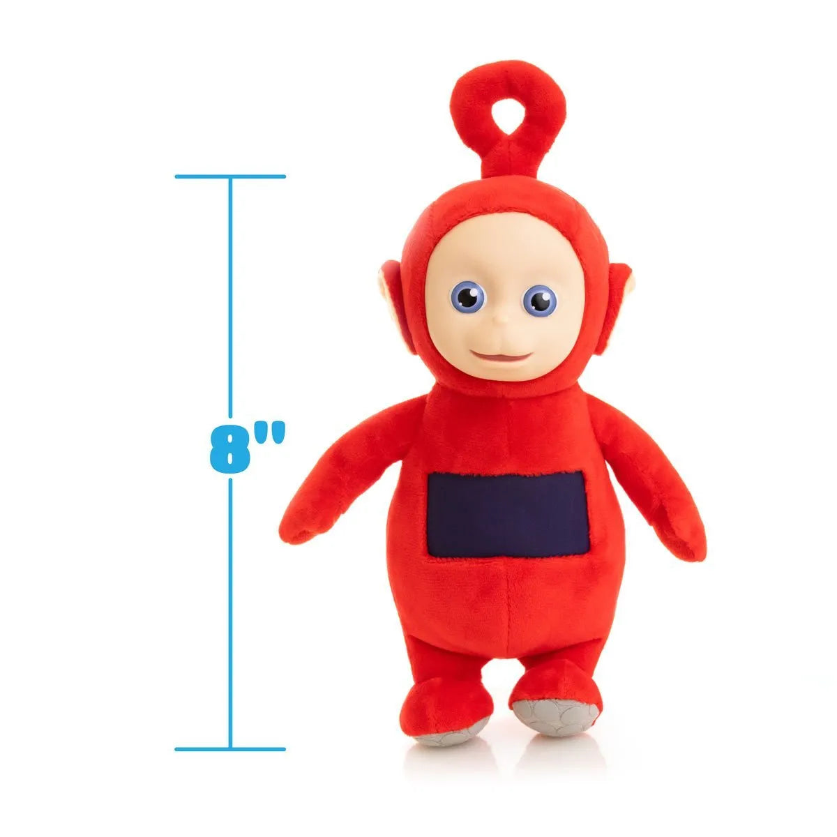 TLSPLSH8TELPO01 Teletubbies - Po 8'' Plush with Interactive Color Changing Belly Patch - The Loyal Subjects - Titan Pop Culture