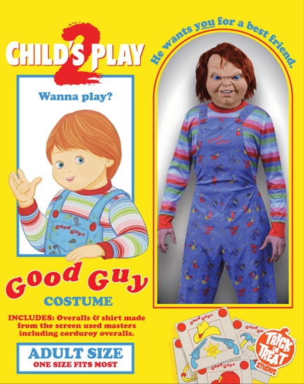 TTSGZUS100 Child's Play 2 - Deluxe Good Guy Costume Adult - Trick or Treat Studios - Titan Pop Culture