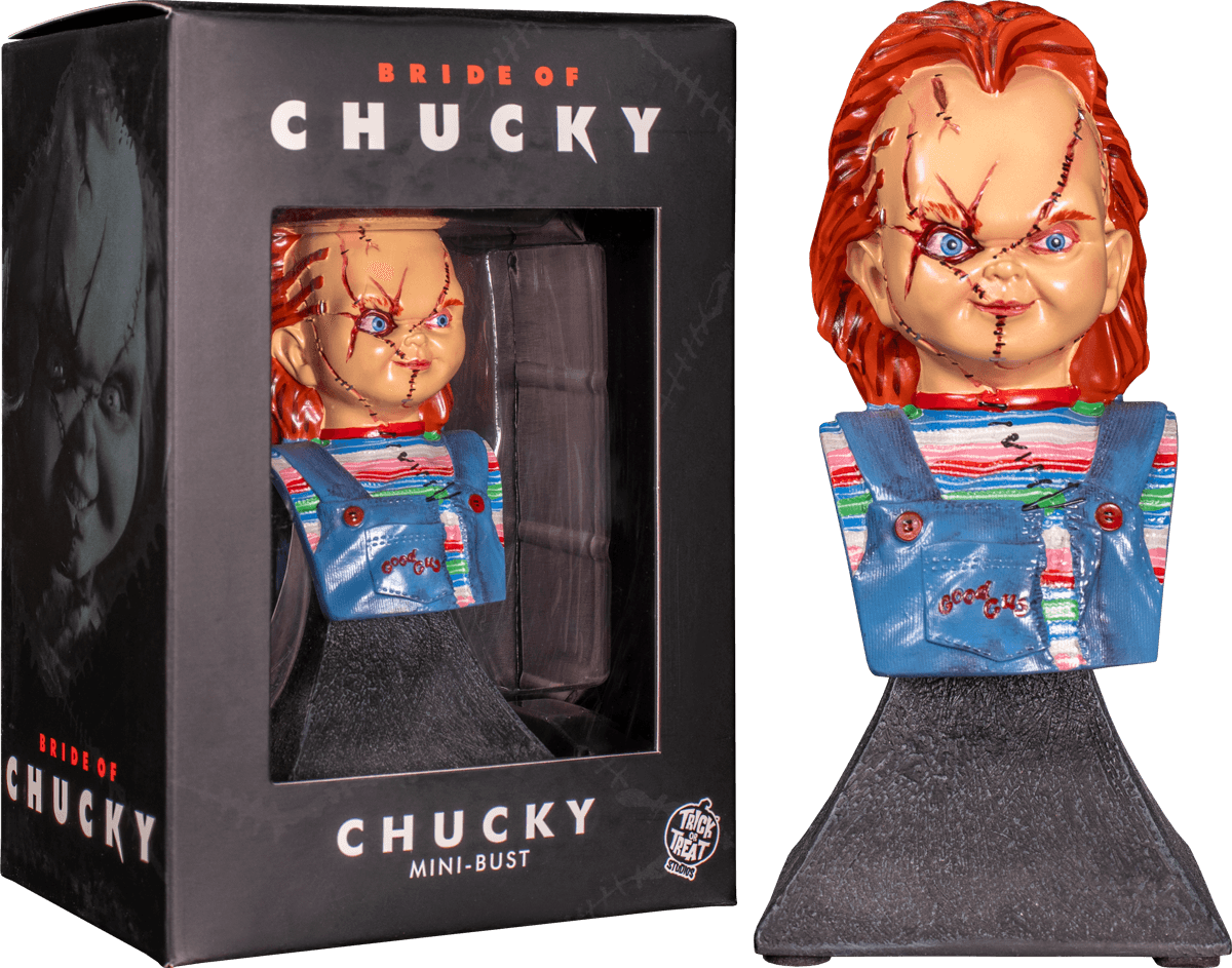 TTSTGUS125 Child's Play 4: Bride of Chucky - Chucky Mini Bust - Trick or Treat Studios - Titan Pop Culture