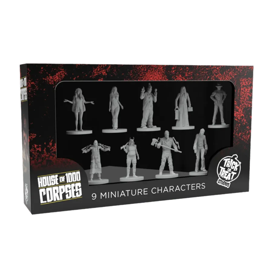 TTSTPQH1KM1 Rob Zombie's House of 1,000 Corpses - Miniature Figure [Set of 9] - Trick or Treat Studios - Titan Pop Culture