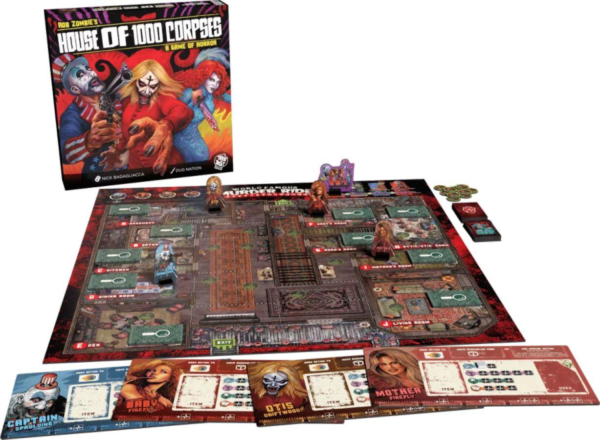 TTSTPQHTB01 Rob Zombie's House of 1,000 Corpses - Board Game - Trick or Treat Studios - Titan Pop Culture