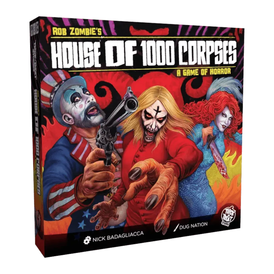 TTSTPQHTB01 Rob Zombie's House of 1,000 Corpses - Board Game - Trick or Treat Studios - Titan Pop Culture