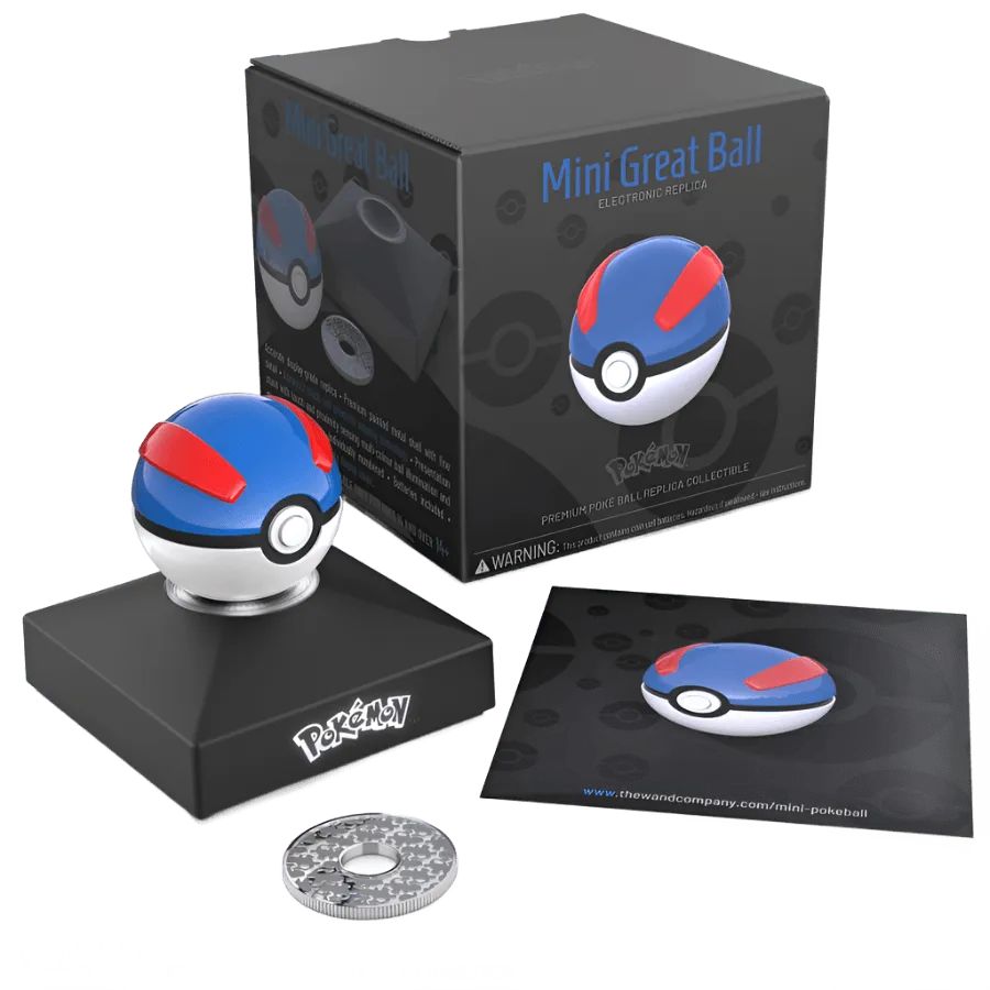 TWCWRC17122 Pokemon - Great Ball Mini Diecast Replica - The Wand Company - Titan Pop Culture