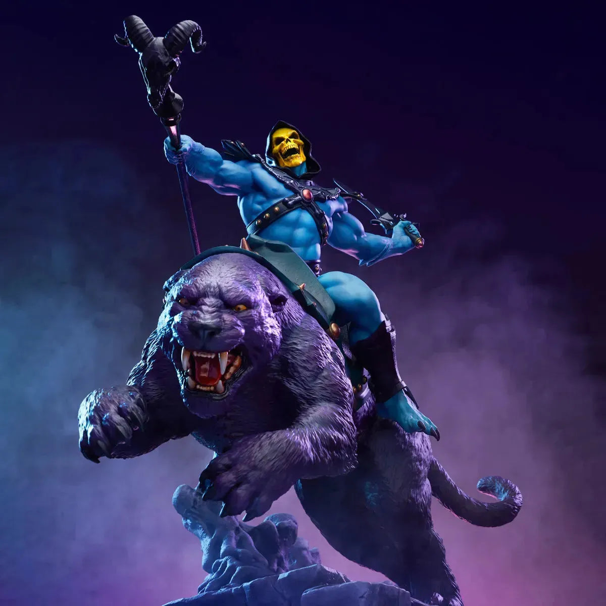 TWE904181 Masters of the Universe - Skeletor & Panthor Deluxe 1:6 Scale Maquette - Tweeterhead - Titan Pop Culture